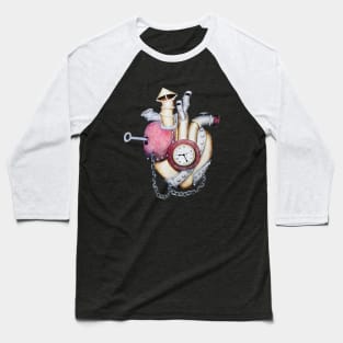 Steampunk Heart Baseball T-Shirt